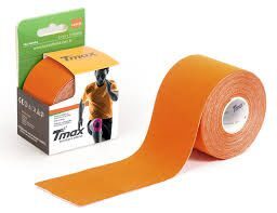 Кинезио тейп Tmax Kinesiology Extra Sticky Tape Оранжевый